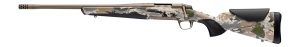 Browning 036124227 X-Bolt 2 Speed SPR Full Size 7mm Rem Mag 3+1 22" Smoked Bronze Cerakote Fluted Threaded Barrel, Steel  Drilled & Tapped Receiver, Ovix Camo w/Black Overmold Adj Comb & LOP Synthetic