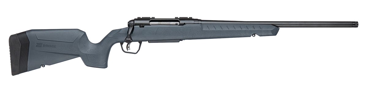 Savage Arms 33126 Axis 2 243 Win 4+1 20" Matte Black Carbon Steel Threaded Barrel, Drilled & Tapped Receiver, Gray Fixed w/Pistol Grip Synthetic Stock, Right Hand