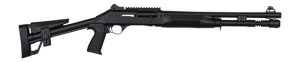 Panzer Arms PAM4TSSBSS M4 Semi-Auto 3" 5+1 18.50" Black Barrel, Black Aluminum Receiver w/Picatinny Rail, Black Skeleton Synthetic Stock & Grip