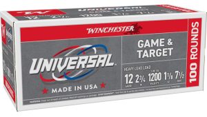 WIN UNIVERSAL 12GA 2.75 #7.5 1-1/8OZ 100/2