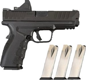 SPR XD MOD.4 9MM 4 BLK OSP 10RD GEAR PAC