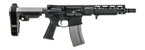 Griffin Armament MK2PSD30095P-W MK2 PSD 300 Blackout 9.50" Threaded Barrel, Black Anodized Aluminum Receiver w/Picatinny Rail, M-LOK Handguard, Black Polymer SBA3 Brace, Black A3 Grip, Ambidextrous