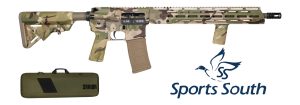 Diamondback DB175AK622 DB15 Sports South Exclusive 5.56 NATO 30+1 16" Threaded Barrel, Swamp Stalker Camo w/Logo Cerakote Aluminum Receiver w/Picatinny Rail, M-LOK Handguard, B5 Bravo MultiCam Polyme