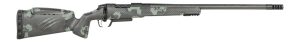 Fierce Firearms RIVSCX22CM22BF Carbon Rival XP 2.0 22 Creedmoor 3+1 22" Carbon Fiber Match Grade Barrel, Black Cerakote Stainless Steel Drilled & Tapped Receiver, Forest Camo Push Button Adj Cheek Pie