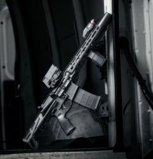 CNC Firearms CNCDDPDW300 Daniel Defense PPW Regulator 300 BO 30+1 7" Threaded Barrel, Black Aluminum Receiver w/Picatinny Rail, M-LOK Handguard, Maxim Defense CQB Gen 7 Black Polymer Buttstock, Black