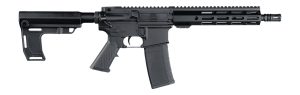 Andro Corp Industries 556105HBMPS ACI-15 Halo 5.56 NATO 30+1 10.50" Threaded Barrel, Black Anodized Aluminum Receiver w/Picatinny Rail, M-LOK Handguard, Black Polymer MPS, A2 Grip