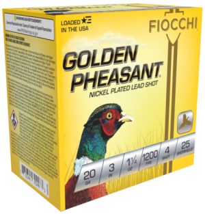 FIO GOLDEN PHEASANT 20GA 3 1.25OZ #4 25/10