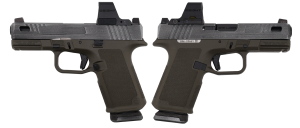 RUGER RXM 9MM PISTOL 4" PORTED BBL ODG/CRUSHED SILVER MAGPUL EHG, O.R. 2-15RD MAGS