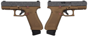GLOCK 19X V CABEZA DE COBRE 9MM PISTOL 4" BRONZE/DIGI 1-17RD 2-19RD MAGS