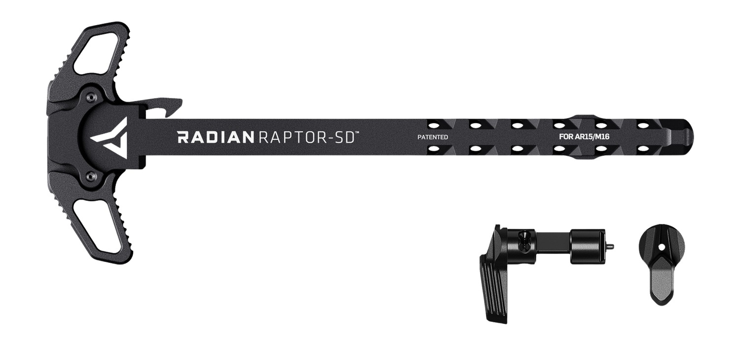 Radian Weapons R0939 Raptor SD 45/90 Charging Handle AR-15/M16 Black Aluminum Ambidextrous