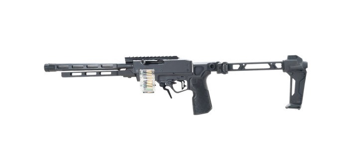 Tandem Kross FA41N0602BBB1 ADX 22 LR 20+1 10.20" Black Threaded Barrel, Black Anodized Receiver w/Picatinny Rail, M-LOK Handguard, Strike FSA Single Folding Brace, Polymer Grip, Left Hand