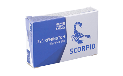 SCORPIO AMMO 223REM 55GR FMJ 20/1000 - Image 2